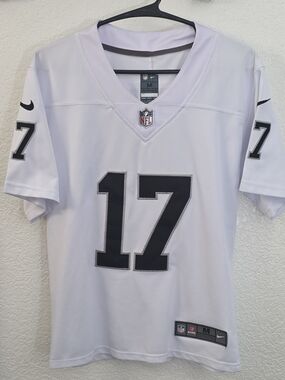 NFL Men’s White Jersey with Black Number 17